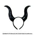 thumbnail image 5 of lanema Flexible Devil Horn Headgear Theme Costume Party Hairband For Adults Cloth Horn Hair Band Gentle On Skin Daily Use Headwear For Most Ages, 5 of 10