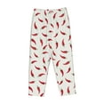 thumbnail image 4 of Xecao Chili Women's Straight Lounge Pajama Pants: The Epitome of Relaxed Sleepwear, 4 of 9