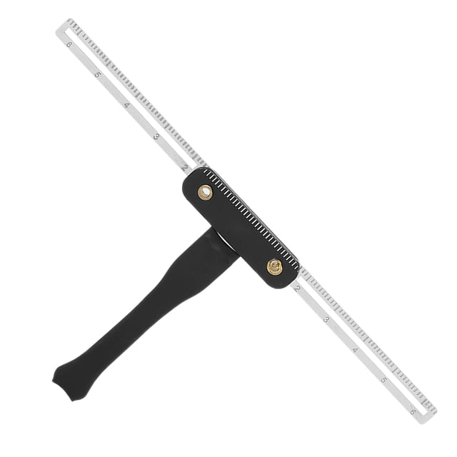 Peahefy Eyebrow Ruler,Eyebrow Stencil Microblading Ruler Stainless Steel Eyebrow Shaping Stencil Makeup Template Ruler,Permanent Eyebrow Ruler