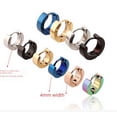 thumbnail image 2 of Pendientes de acero de titanio de estilo hip-hop para hombre, con personalidad sencilla, 2 of 4