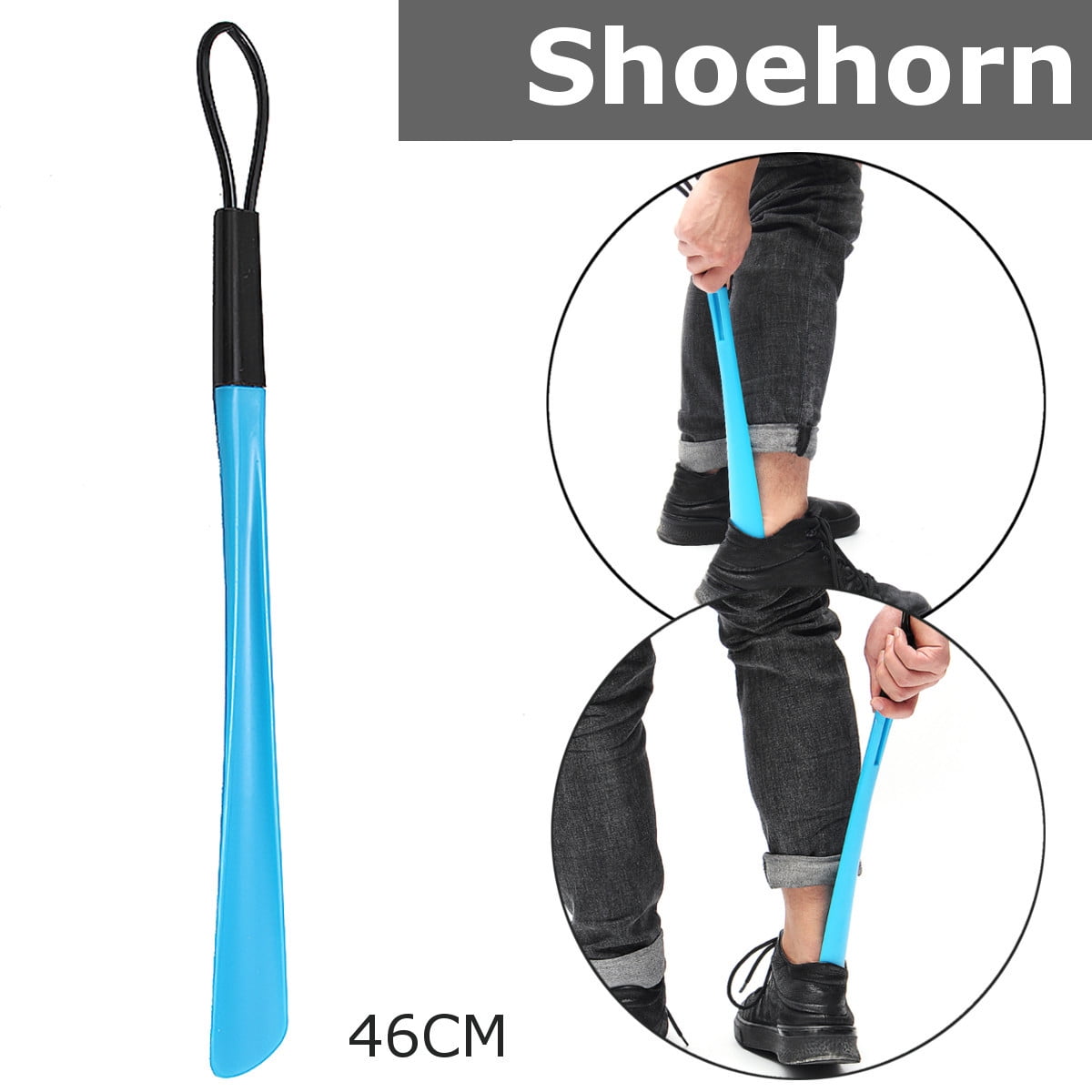18 Inch Long Handle Shoes Horn, Solid 