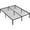 14 inch, variant on IdealHouse 6 Inch Queen Metal Platform Bed Frame with Under Bed Storage, Heavy Duty, Noise-Free, No Box Spring Needed, Easy Assembly, Black
