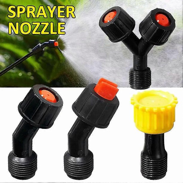 1pcs Knapsack Electric Sprayer Nozzle Black Pp Conical Replacement Garden Sprayer Nozzle Tool Set For Yard Lawn Jardineria