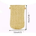 thumbnail image 5 of NOKIO Womens Straw Cell Phone Purse Small Crossbody Bag Shoulder Bag for Summer, 2024 Summer New Grass Knitted Carrying Bag Mobile Phone Mouth Red Bag Key Change Card Bag Shoulder Bag, 5 of 7