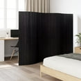 thumbnail image 1 of vidaXL Room Divider Black 165x250 cm Bamboo, 1 of 5