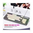 thumbnail image 2 of V600 Wired Keyboard Quick Response Anti-skid Compact 96 Keys RGB Backlight USB Gaming Keypad for Desktop - Black, 2 of 5