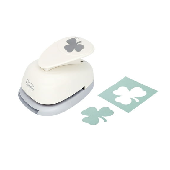 Bira Craft 1.5 inch Shamrock 1 Shape Lever Action Craft Punch, St. Patrick’s Day Punch, for Paper Crafting Scrapbooking Cards Arts