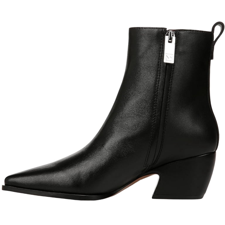 Franco Sarto Women's Vianca Ankle Boot Black Leather 6M - Walmart.com