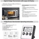 thumbnail image 3 of Termómetro para refrigerador, termómetro digital LCD con sonda de temperatura, termómetro para refrigerador de -50 a 70, 3 of 5