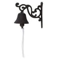 thumbnail image 5 of Miumaeov Cast Iron Hanging Bell Outdoor Wall Mounted Metal Door Bell for Farm House Outside Decorative Accent Bells, 5 of 13
