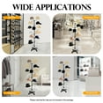 thumbnail image 5 of Shop Display Spin Rack Rotating Display Stand Hat Rack 7 Layers 35 Hooks, 5 of 15