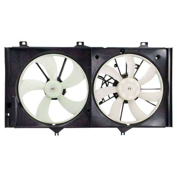 TRQ Radiator Dual Cooling Fan Assembly Fits 2005-2012 Toyota Avalon RFA80453
