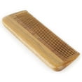 thumbnail image 6 of Onedor Handmade 100% Natural Green Sandalwood Wooden Comb for Men Hair, Beard, and Mustache Styling Pocket Comb With Leather Case (Short), 6 of 7