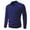c01Blue, variant on USNSM (M-5XL) Men's Plus Size Cable Knit Pullover Sweater Casual Long Sleeve Stand Collar Button Lightweight Knitted Sweaters Black XXXL