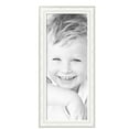 thumbnail image 2 of ArtToFrames 15" x 38" Majestic White Picture Frame, 15x38 inch Silver Wood Poster Frame (WOM-5198),  Pack, 2 of 7