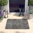 thumbnail image 2 of Black and Tan Leopard Print Flannel Non Slip Door Rugs,Washable Door Mats Indoor,Decorative Door Mats,Dirt-Resistant and Absorbent Doormat for Entrance,Bedroom,Kitchen,Bathroom,31.5x17in(80x43cm), 2 of 4