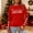 Red, variant on Christmas Sweatshirt for Women Christmas Sweater Cute Long Sleeve Crewneck Pullover Tops for Fall Winter Outfits