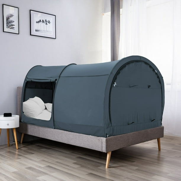 Bed Canopy Tent W Indoor Curtains Mattress Not Included Twin Bed Canopy Tent W Indoor Curtains