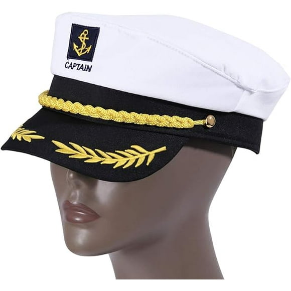 Yacht Captain Hat Adult Ship Sailors Cap Admiral Hat for Men Women Kid