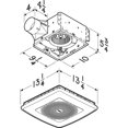 Sensonic Series 110 CFM Ceiling Bathroom Exhaust Fan with Speaker and Bluetooth Wireless