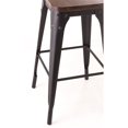 thumbnail image 3 of Hillsdale Morris 30" Bar Stool in Dark Gray, 3 of 4