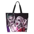 thumbnail image 2 of Harley Quinn And Joker Tote Bags Reusable Women Shoulder Bag Grocery Bag Travel Beach Shopping Work Daily Handle Bag, 2 of 8