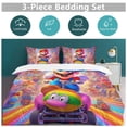 thumbnail image 5 of Super Mario 3-Piece Bedding Sets, Comforter Set (1 Quilt Cover + 2 Pillow Cover), Soft Microfiber Duvet Cover Set with Zipper Closure, 5 of 8