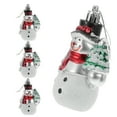 thumbnail image 4 of LOLIPPYY 8pcs Snowman Hanging Ornaments Set - Christmas Plastic Snowman Decorations for Xmas Tree, Winter Holiday Party, Boho Pendant Decor, 4 of 8