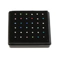 thumbnail image 7 of fenteer 5x36 Pieces 316L Stainless Steel Nose Stud Rings Body Piercings Straight Bar 5 Pcs, 7 of 7