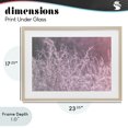 thumbnail image 4 of Stupell Industries Contemporary Pink Morning Gentle Meadow Birch Framed Print Under Glass, 23 x 17, by Nathan Larson, 4 of 8