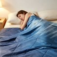 thumbnail image 4 of SUYOLL A Soft Gradient Summer Cooling Blanket Comforter For Cozy Nights And Light Sleep Lightweight Comfortable Have a Nice Sleep, 4 of 7