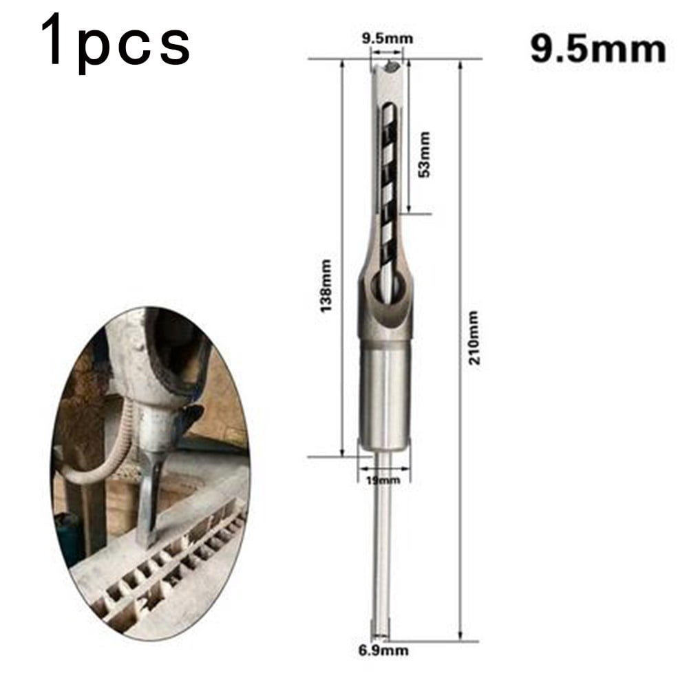 1/4 pcs woodworking square hole drill 