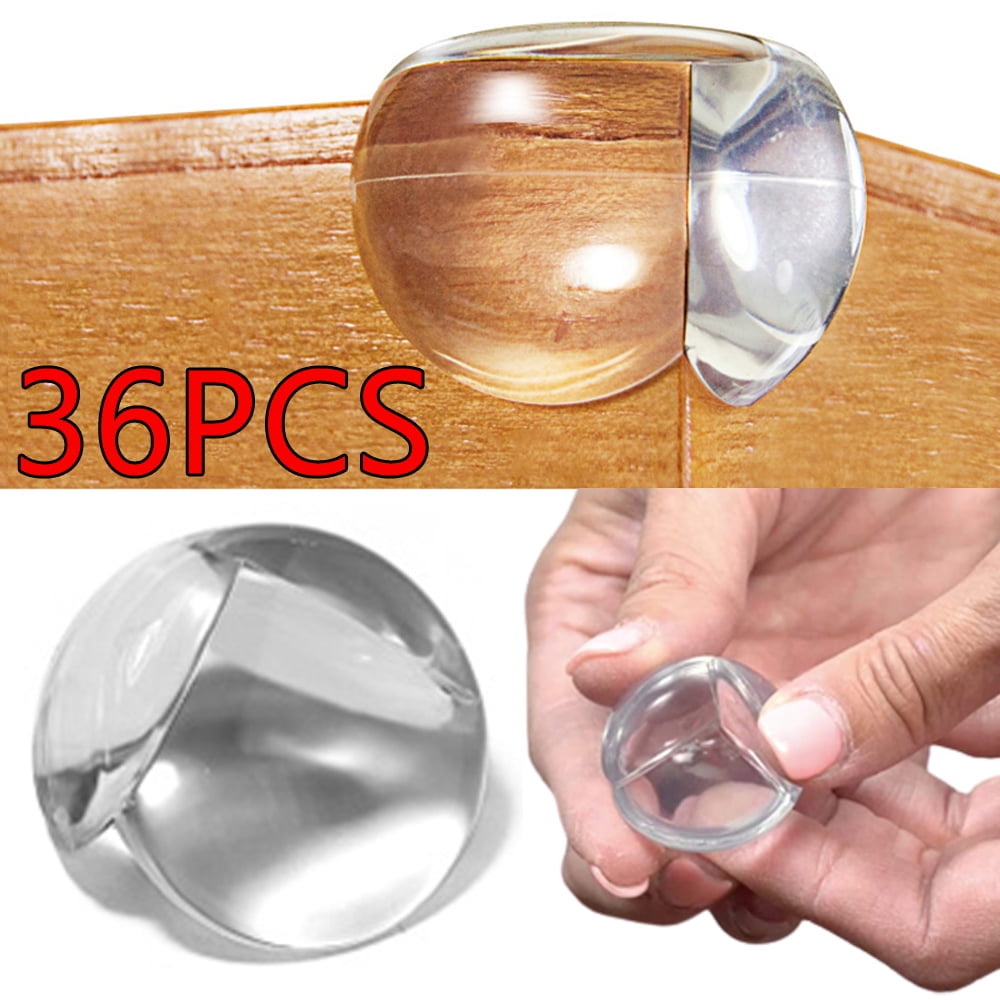 Corner Guards, 36Pack Heavy Duty PVC Corner Protector, Adhesive Gel