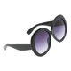 thumbnail image 3 of Gafas de sol retro Sunnimix para mujer Montura Negra Lente Gris degradado, 3 of 8