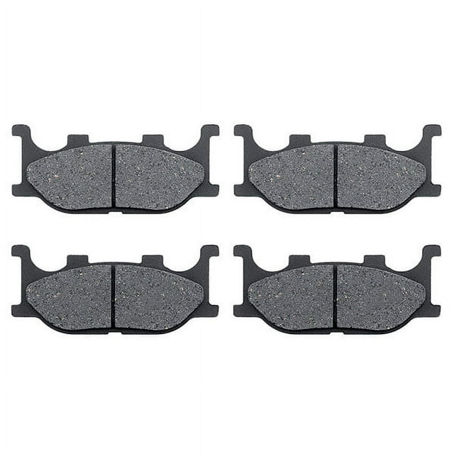 KMG Front Brake Pads Compatible with 2009-2011 Yamaha FZ6R - Non-Metallic Organic NAO Brake Pads Set