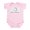 Petal Pink, variant on CafePress - Diaper Loading... Body Suit - Baby Light Bodysuit, Size Newborn - 24 Months