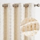 thumbnail image 1 of Cortinas Jinchan Mezcla de Lino Boho con Estampado en Papel Dorado 214x213 cm, 1 of 8