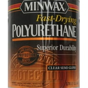 Minwax Fast-Drying Polyurethane, Semi-Gloss, Clear, 1 Gallon
