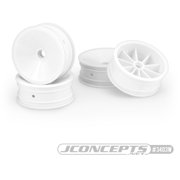 JConcepts 3403W Mono RC10 RC10b2 RC10b3 2.2 Front Wheel White 4