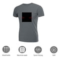 thumbnail image 3 of Coolnut Men's T Shirt Odor Protection Short, Evil Red Eye Mens Short Sleeve Tees, Grey Crew-Neck Casual Tee Shirts, XL, 3 of 6