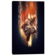 thumbnail image 2 of Large Falcon in Flight - Animal Canvas Wall Art, 2 of 3