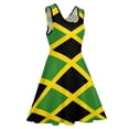 thumbnail image 4 of 2024 Dress Skate Custom Beach Boho Oversized Womens Summer Dresses Casual Jamaica for Love Waist High Dress Flag Jamaican, 4 of 7