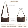 thumbnail image 4 of S-ZONE Leather Shoulder Bag for Women Small Crossbody Bags Hobo Purses with 2 Straps, 4 of 7