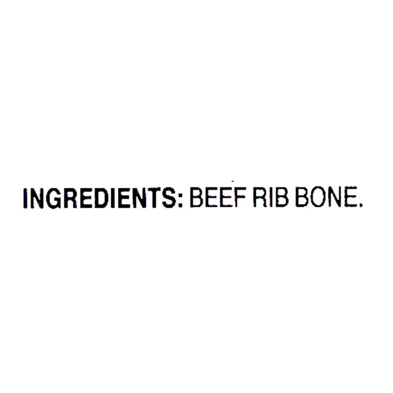 Ol Roy Natural Beef Dry Rib Bone Chew for Dogs 1 Count