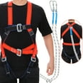 thumbnail image 2 of Professional Safety Harnesses Fall Protection Durable Polypropylene Fibre Material for Hiking Camping Adventure Tool, 2 of 9