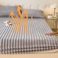 thumbnail image 4 of Thick Ultra Soft Luxury Fitted Bed Sheets Velvet Fleece, Deep Pocket Elastic Plush Flannel Sheet, Winter Warm Thermal, 4 of 7