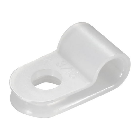 20Pcs Nylon R-type Cable Clamp Organizer Cord Clips for Wire Management 5mm