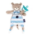 thumbnail image 2 of Soporte Para chupete Chicco Pocket Buddies-Lovey Juguete de felpa Oso azul, 2 of 3
