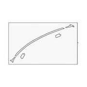 Genuine OE Subaru Roof Molding - 91046CA001 Fits select: 2013-2020 SUBARU BRZ