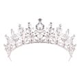 thumbnail image 1 of EeaseCA Rhinestone Wedding Crown for Women Halloween Costume Party Hair Accessories, 1 of 8